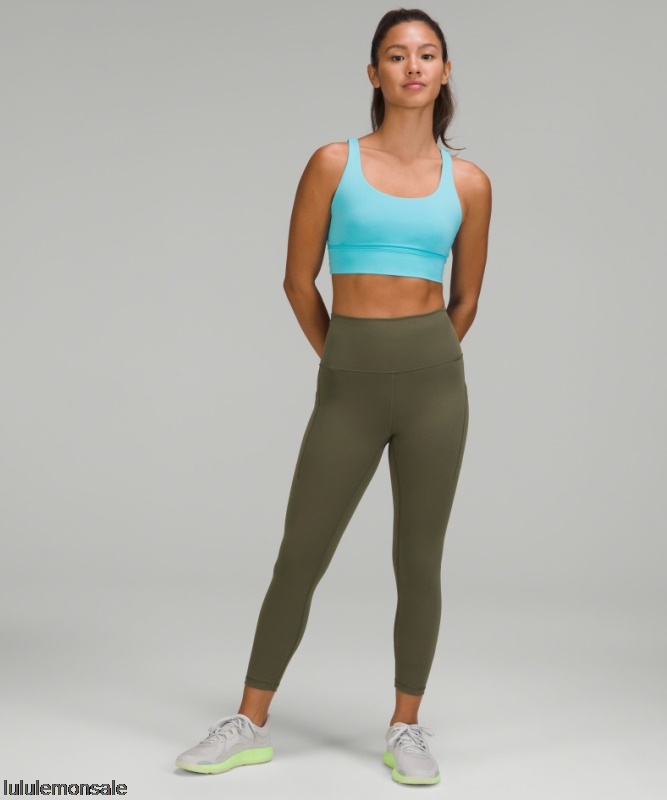 Lululemon Damen DELULU061 | Lululemon Deutschland Johannisbrotbraun Wunderzug Hohe Strumpfhose Mit Taschen 25